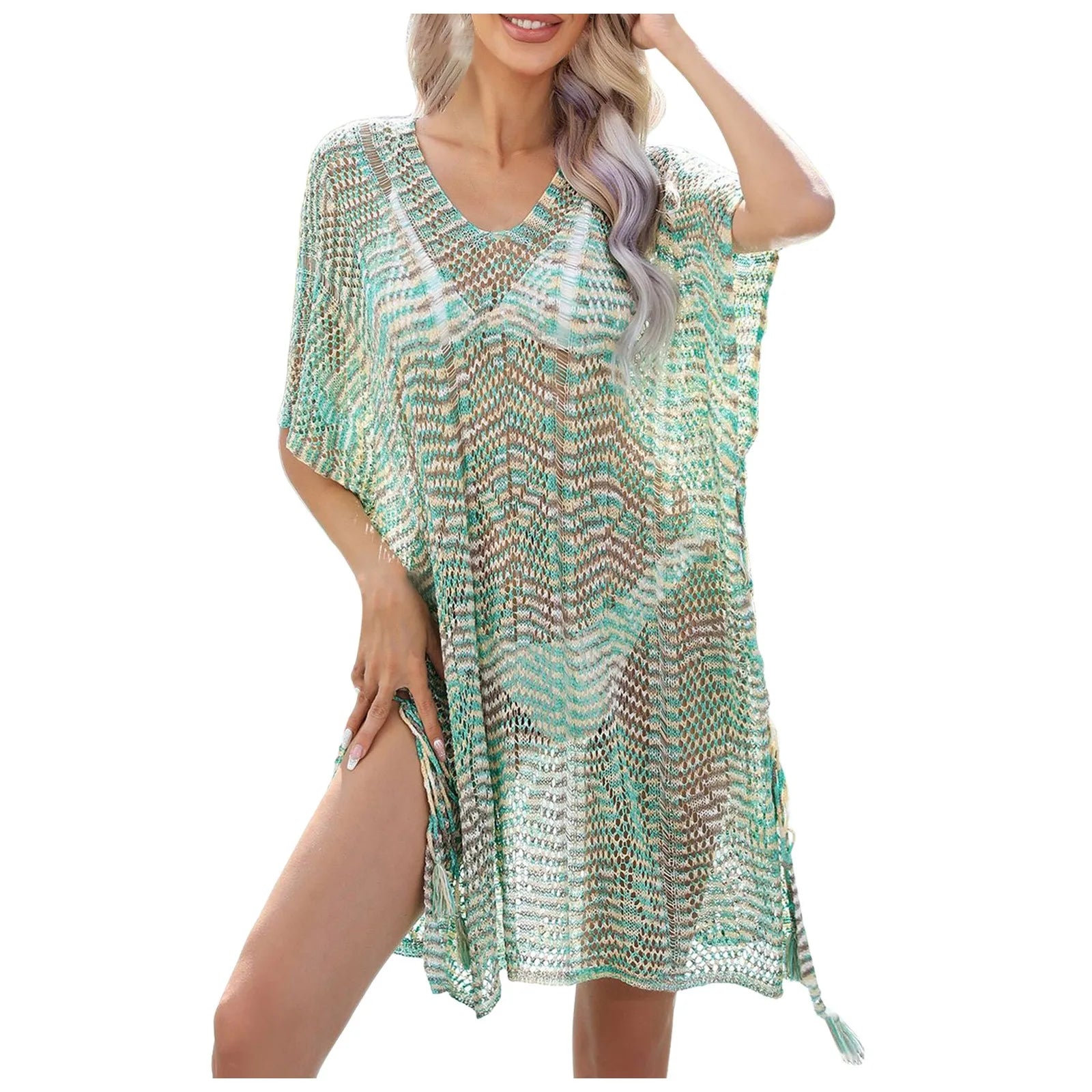 Women Summer Knitted Sweater Loose And Sexy Hollow Bikini Cover Shawl Kintted Cover Up Beach Sexy See Through Shawl шарф женский