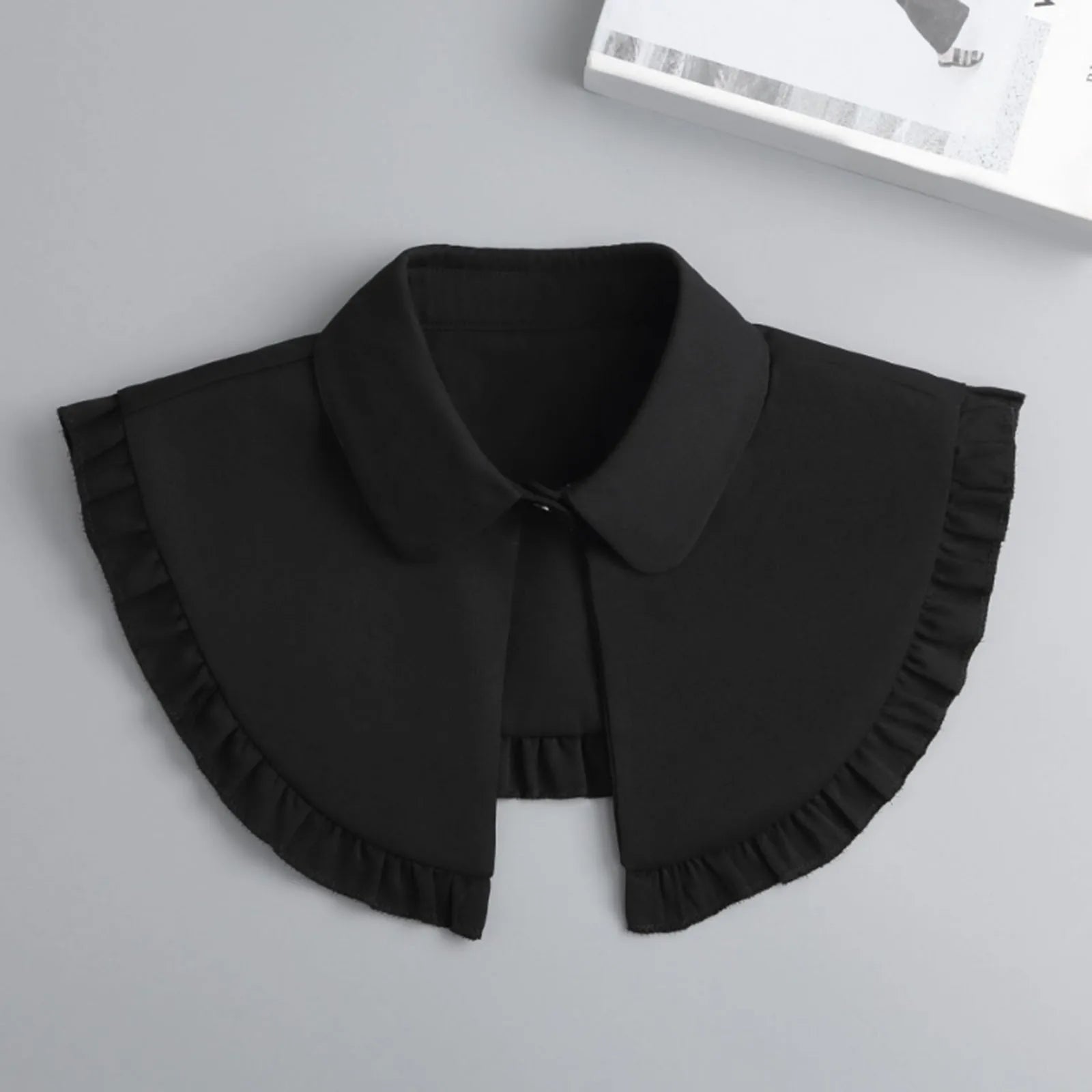 1 Piece Classic Black White Fake Collar Detachable Dickey Half Shirts Blouse False Top For Women Cuello Falsos Camisa Mujer
