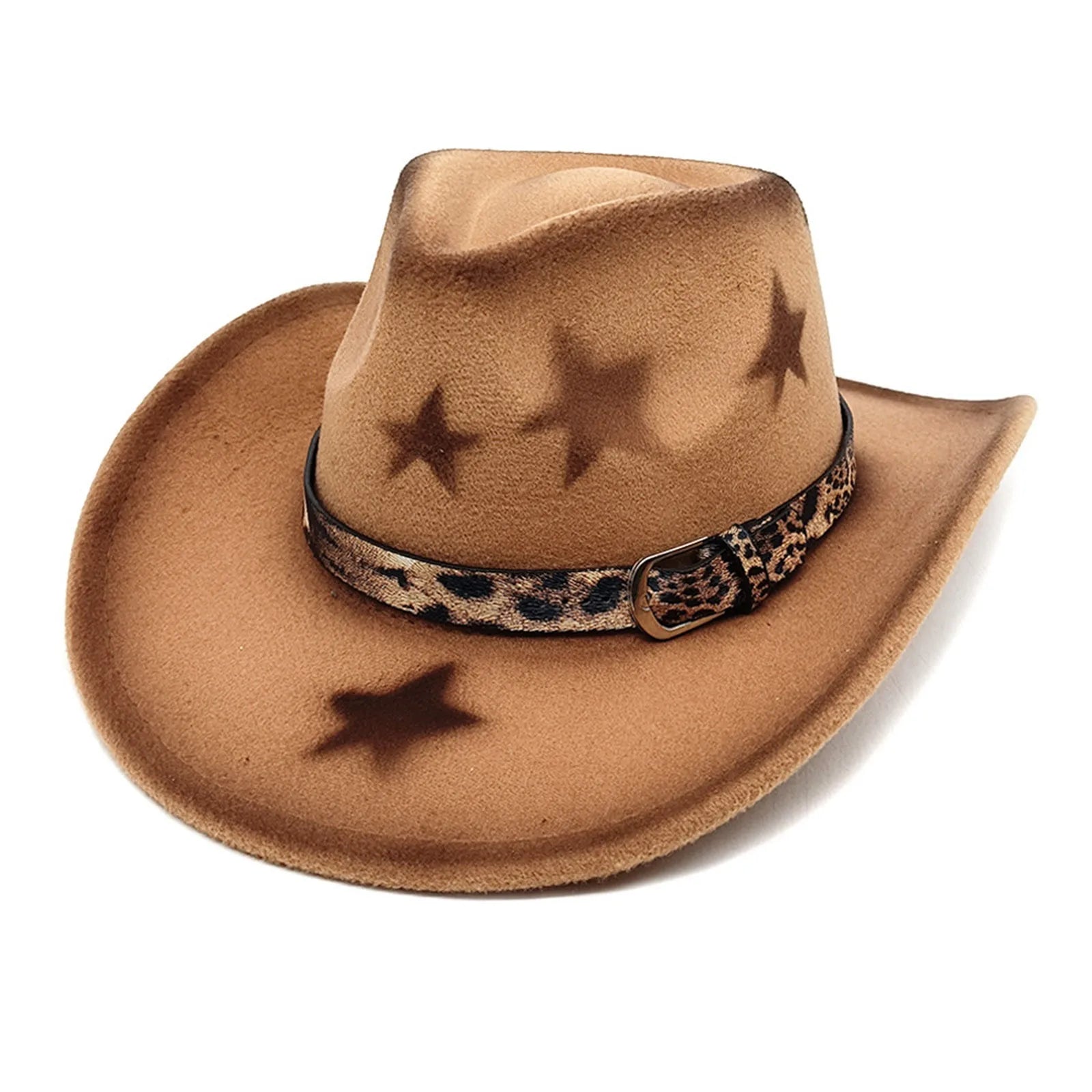 Western Hat Glitter Cowboy Hat For Women Men Party Hat Carnival Fancy Dress Retro Glitter Hat Soft Fabric Cute Cowboy Hate