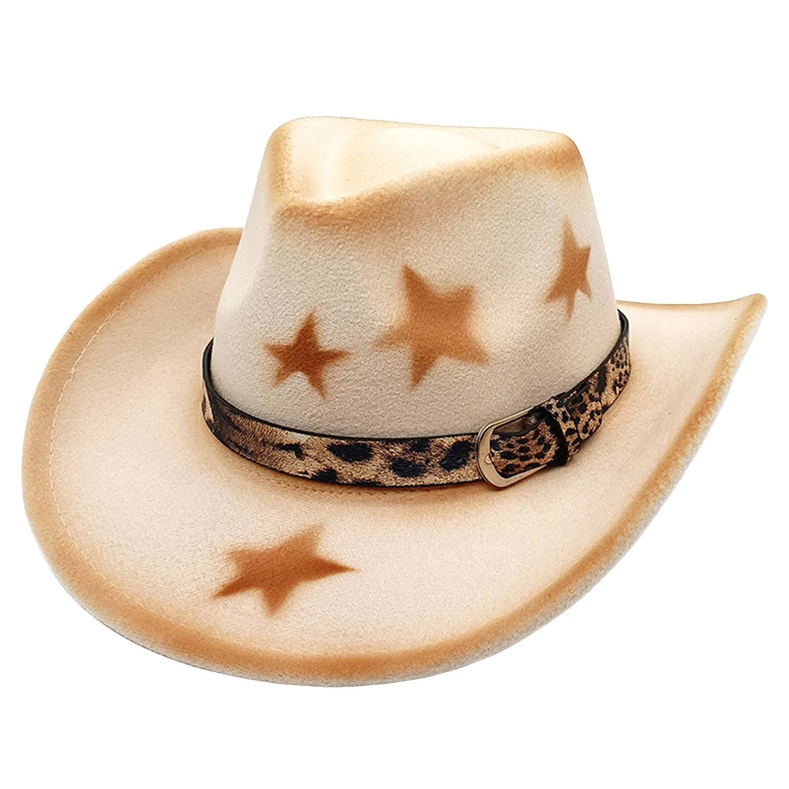 Western Hat Glitter Cowboy Hat For Women Men Party Hat Carnival Fancy Dress Retro Glitter Hat Soft Fabric Cute Cowboy Hate
