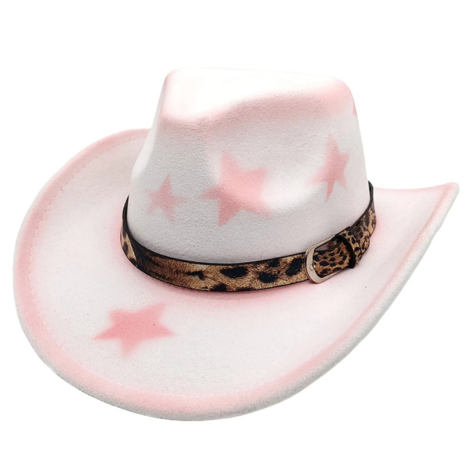 Western Hat Glitter Cowboy Hat For Women Men Party Hat Carnival Fancy Dress Retro Glitter Hat Soft Fabric Cute Cowboy Hate