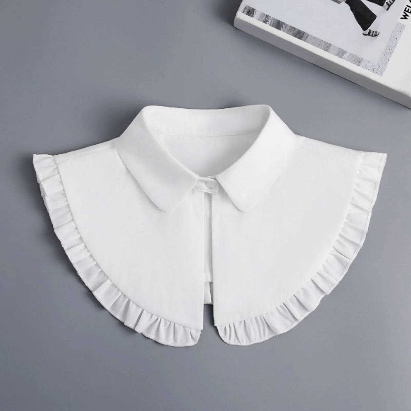 1 Piece Classic Black White Fake Collar Detachable Dickey Half Shirts Blouse False Top For Women Cuello Falsos Camisa Mujer