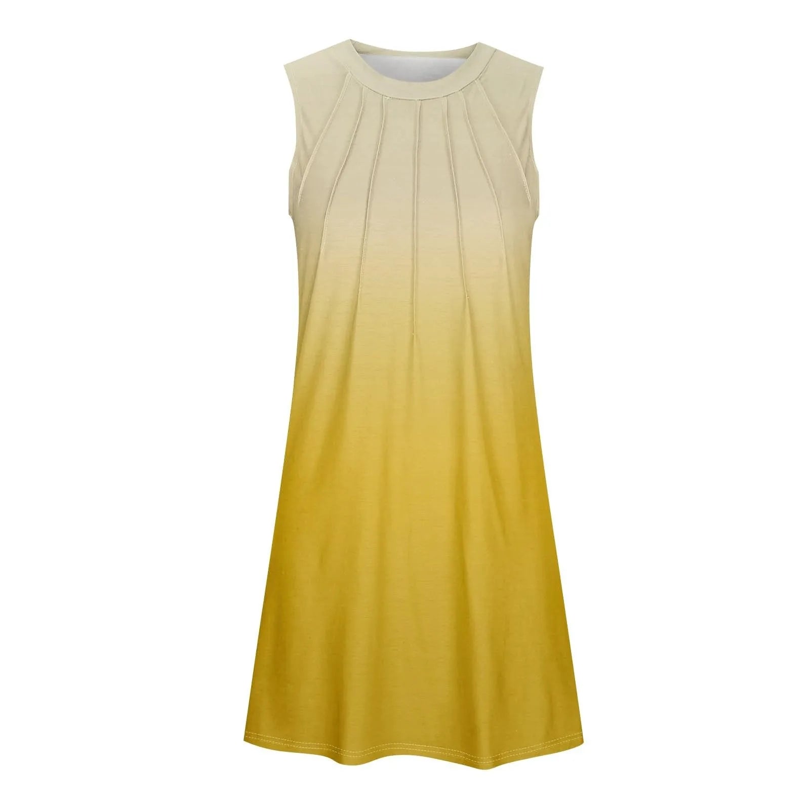 Women Gradient Beach Cover Casual Dress Summer Sleeveless Tank Dresses Basic Femme Elegant Club Party Dresses Vestidos De Fiesta