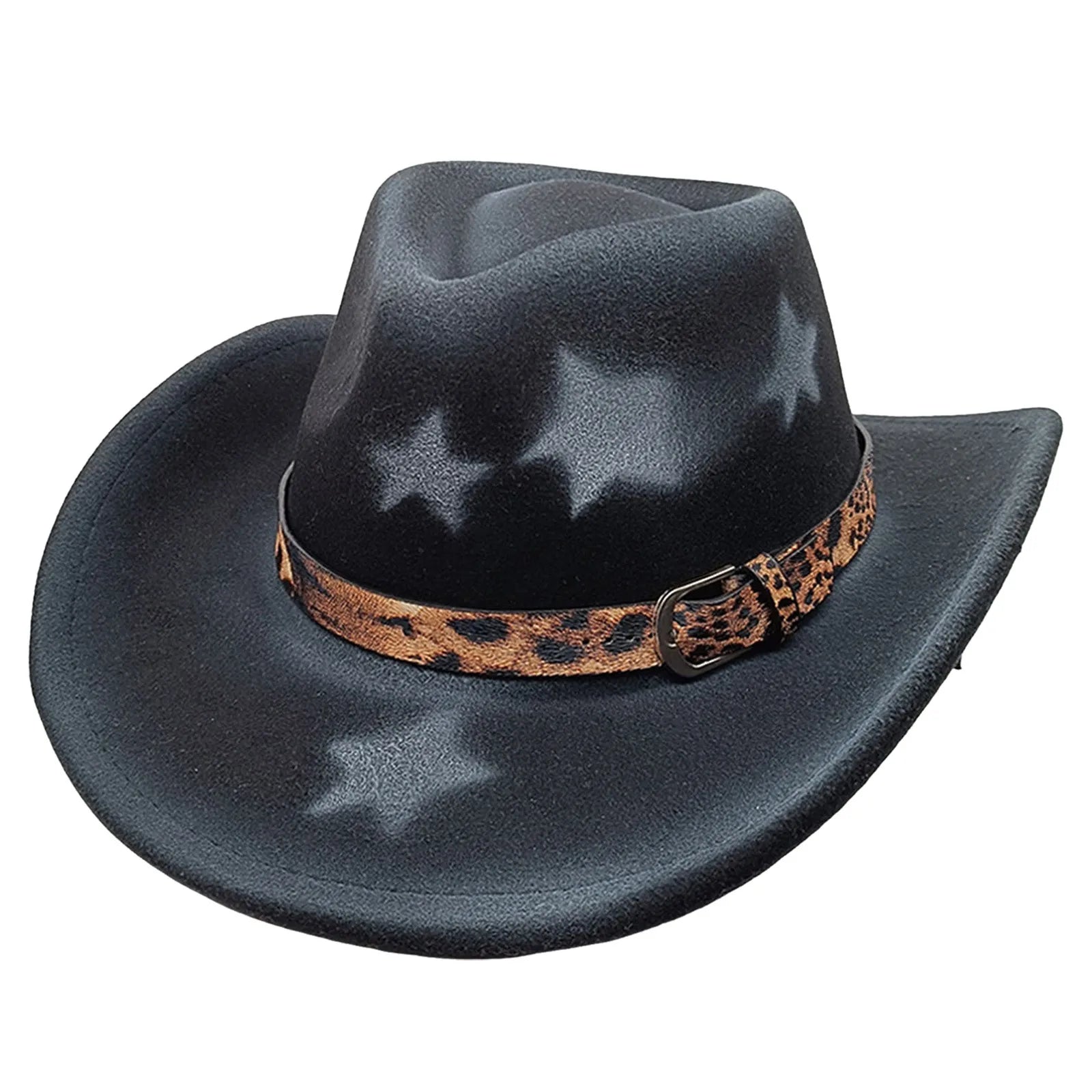 Western Hat Glitter Cowboy Hat For Women Men Party Hat Carnival Fancy Dress Retro Glitter Hat Soft Fabric Cute Cowboy Hate