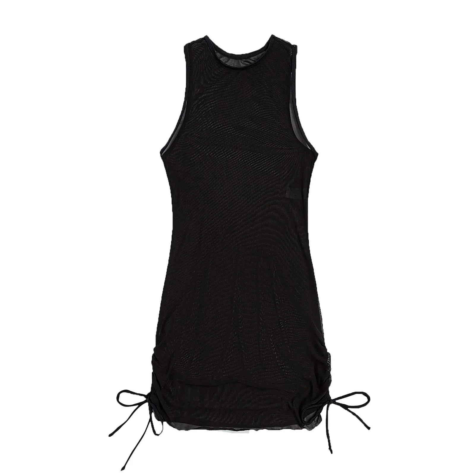 Casual Thin Slim Beachwear 2025 Women Sexy Sheer Mesh Cover Ups Shorts Beach Cover Up Beach Wrap Bikini купальники 2025 женские