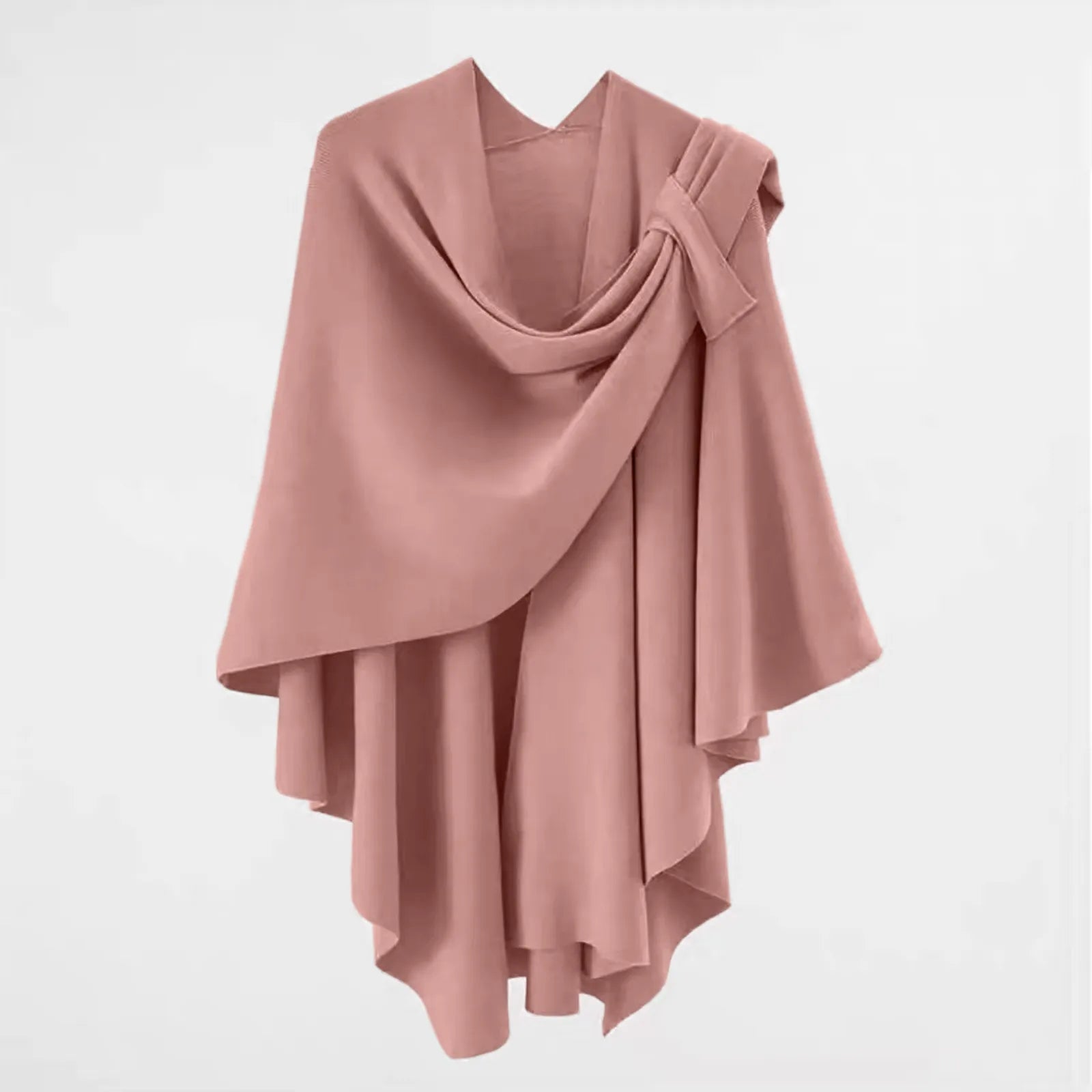 Women'S Solid Color Shawl Wraps Open Front Poncho Cape Oversized Sweaters Casual Cardigan Shawls For Fall Winter шарф женский