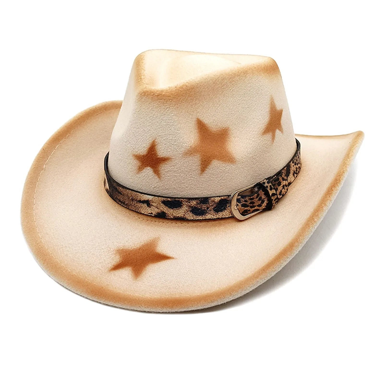Western Hat Glitter Cowboy Hat For Women Men Party Hat Carnival Fancy Dress Retro Glitter Hat Soft Fabric Cute Cowboy Hate