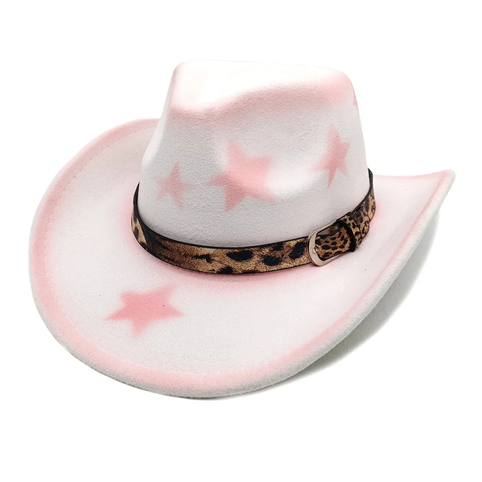 Western Hat Glitter Cowboy Hat For Women Men Party Hat Carnival Fancy Dress Retro Glitter Hat Soft Fabric Cute Cowboy Hate