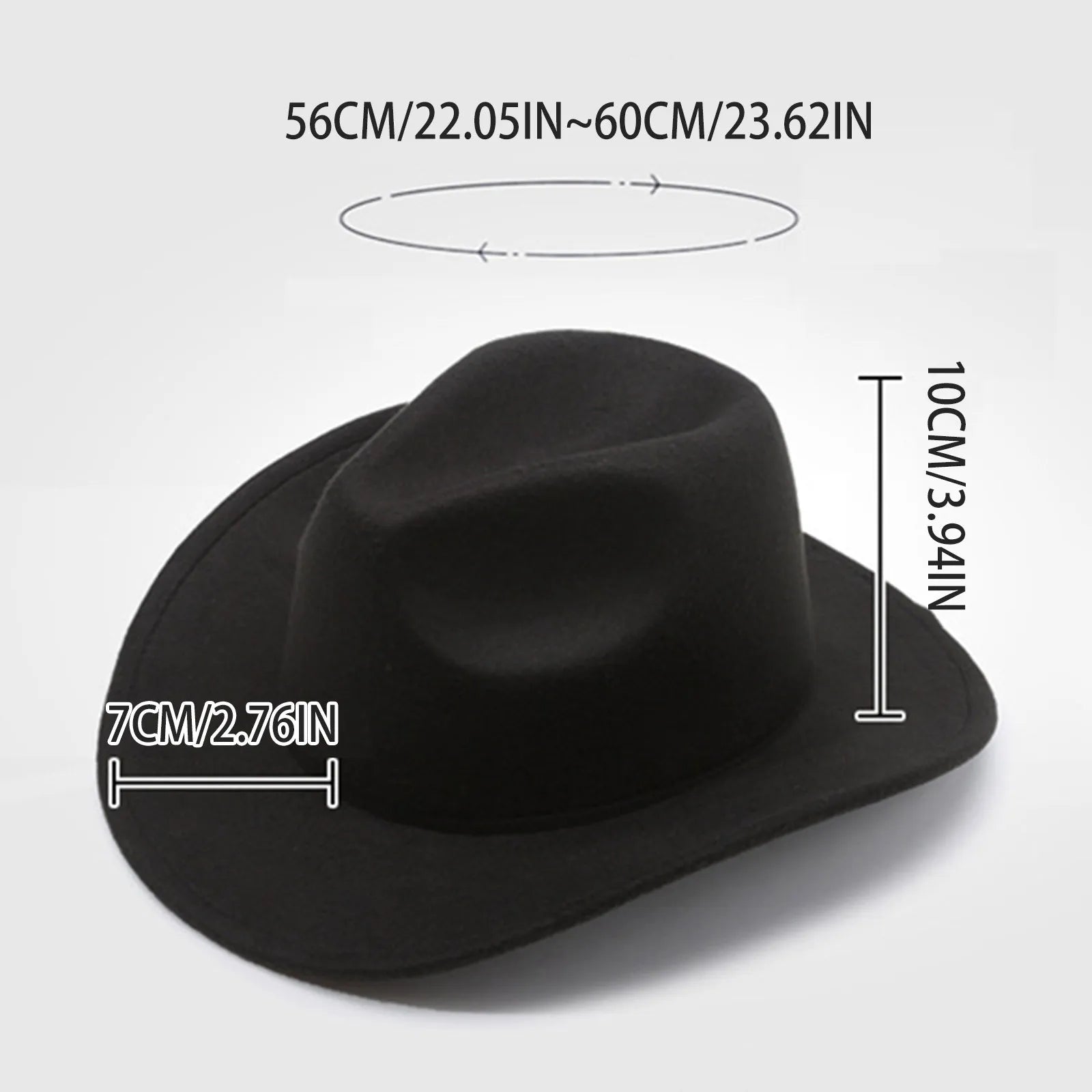 New In Men Vintage Woolen Hat With A Woolen Edge Head Accessories Hats Ethnic Style Sparkly Cowboy Hat Sombrero Para Sol Hombre