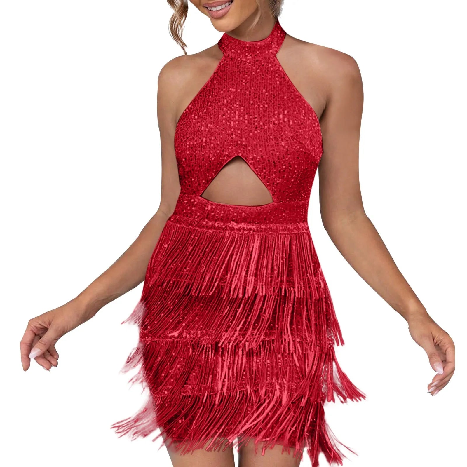 Luxury Formal Occasion Bridesmaid Gown Dress Clothes Women's Fashion Sexy Beaded Sleeveless Halter Belly платье женское вечернее