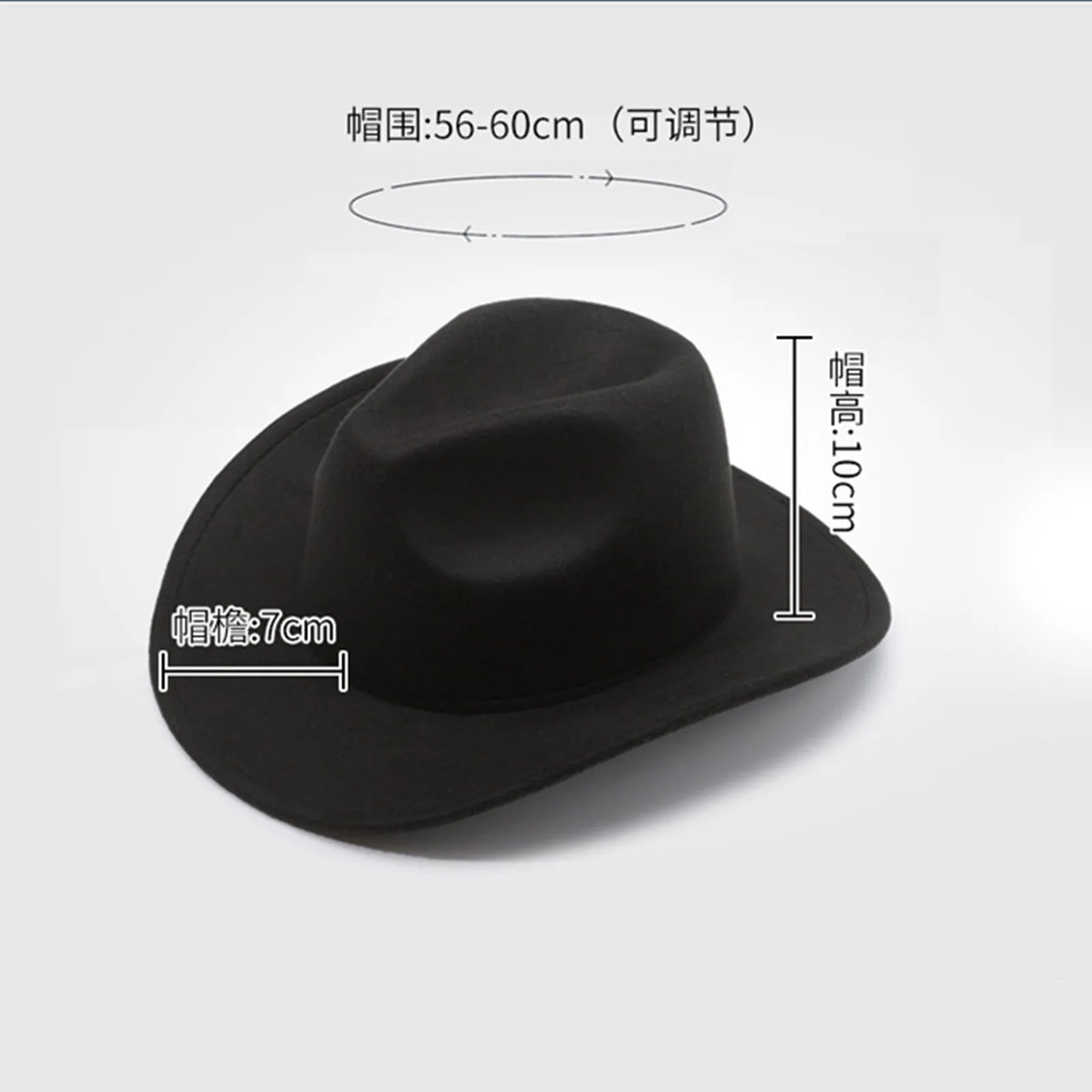 Ethnic Style Performance Hat Men Cow Head Accessories Hats Western Wide Brim Sunhat Spring Summer Solid Color Hats For Men кепка