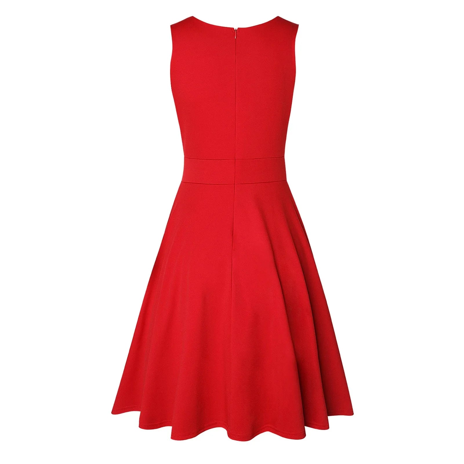 Wedding Party Women'S A-Line Cocktail Elegant Dress Sleeveless Swing Vintage Short Dress Temperament Slimming Seaside Dresses